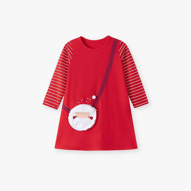 Toddler Girl Christmas Red Santa Dress (Non PatPatTag)
