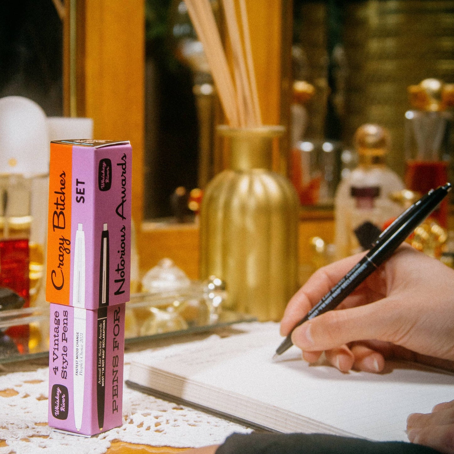 Crazy Bitches Awards Pen Set | Funny Pens