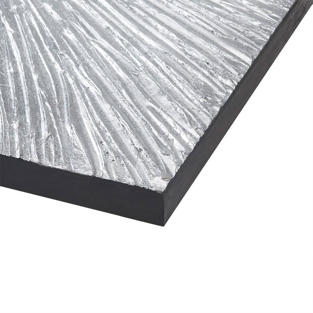 Silver Abstract Wall Art Decor