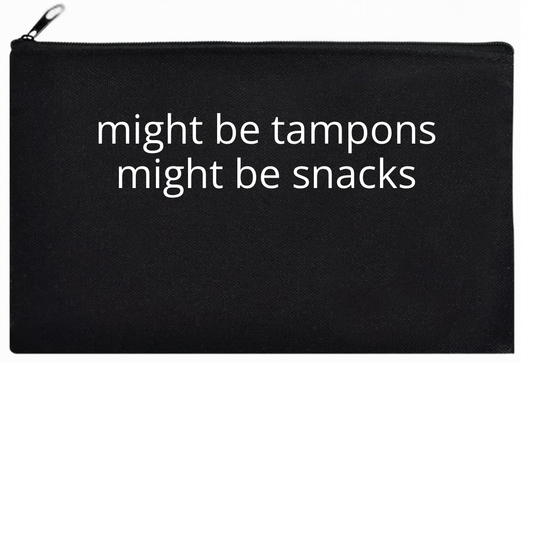 Bag Zippered - Might Be Tampons