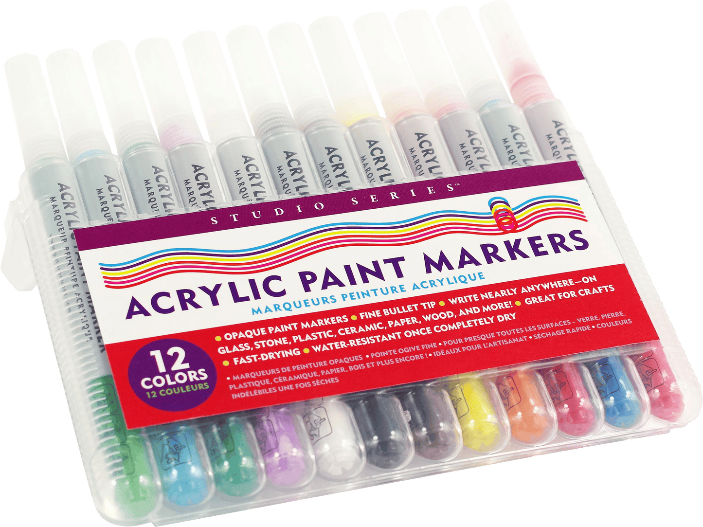 Studio Series Acrylic Paint Markers (Set of 12)