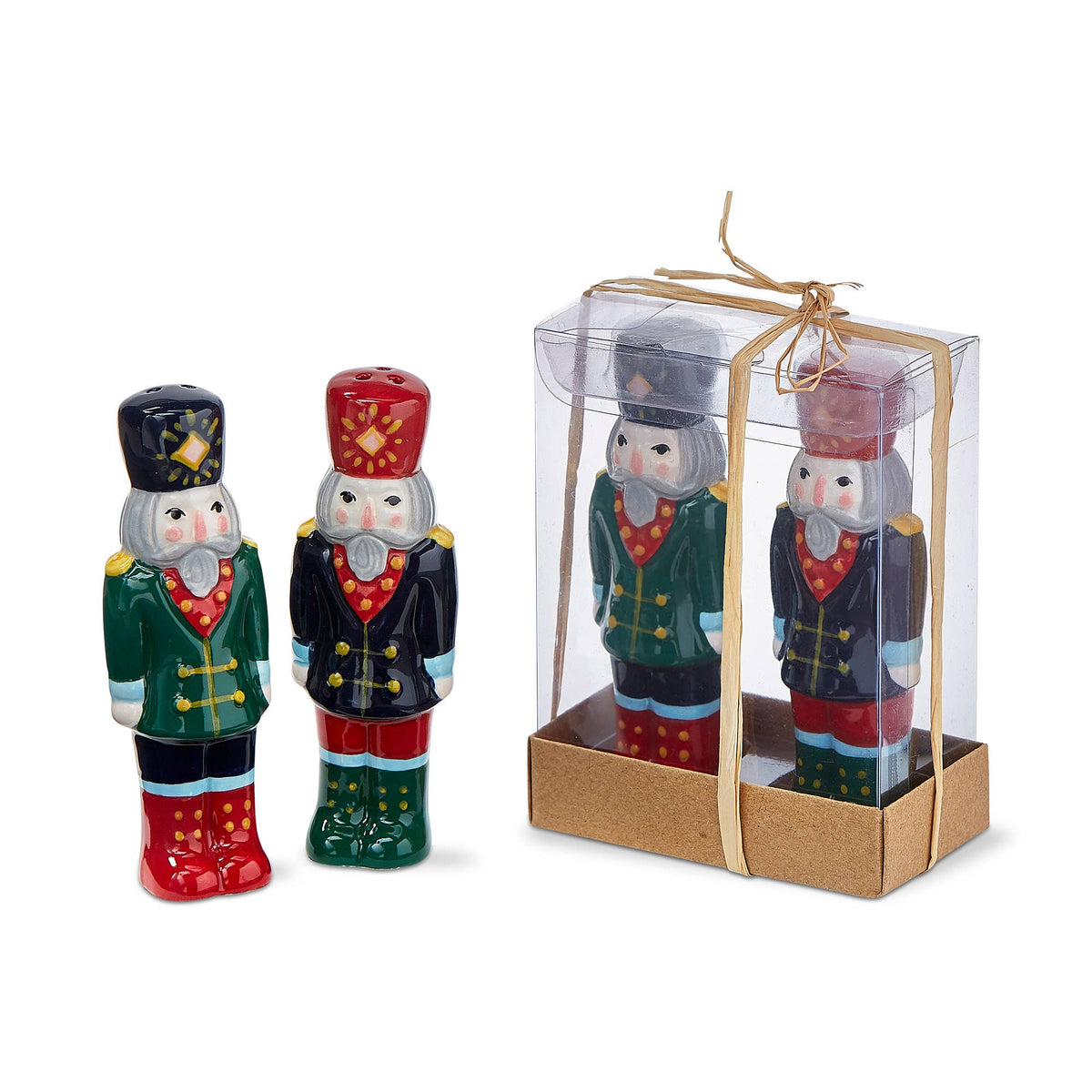 Nutcracker Salt and PepperSet of 2Earthenware Christmas