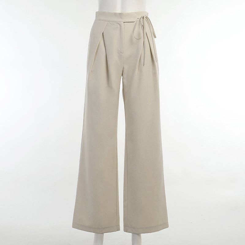 Solid High Waist Loose Sports Women Daily Pants CC21172PF