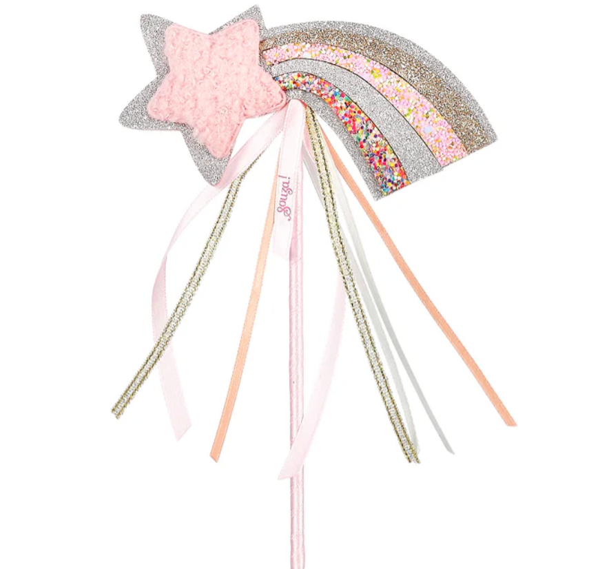 Rainbow wand  - Costume Accessory for Kids - Carnival & Festive Use