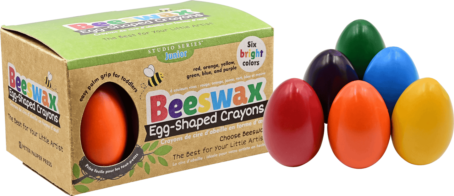 Studio Series Junior Beeswax Egg-Shaped Crayons
