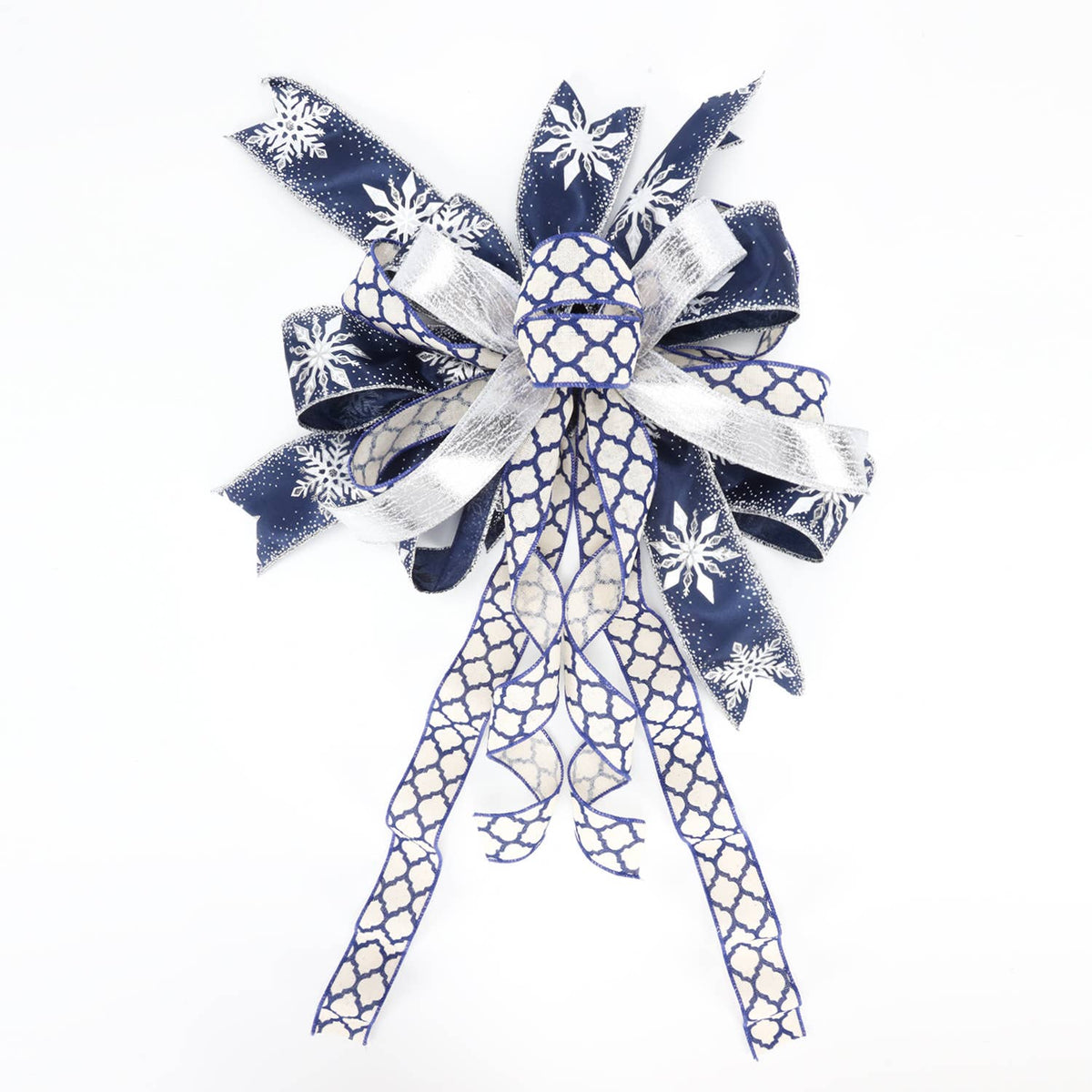 1 1/2" Wired Ribbon | "Lattice" Natural | 10 Yard Roll