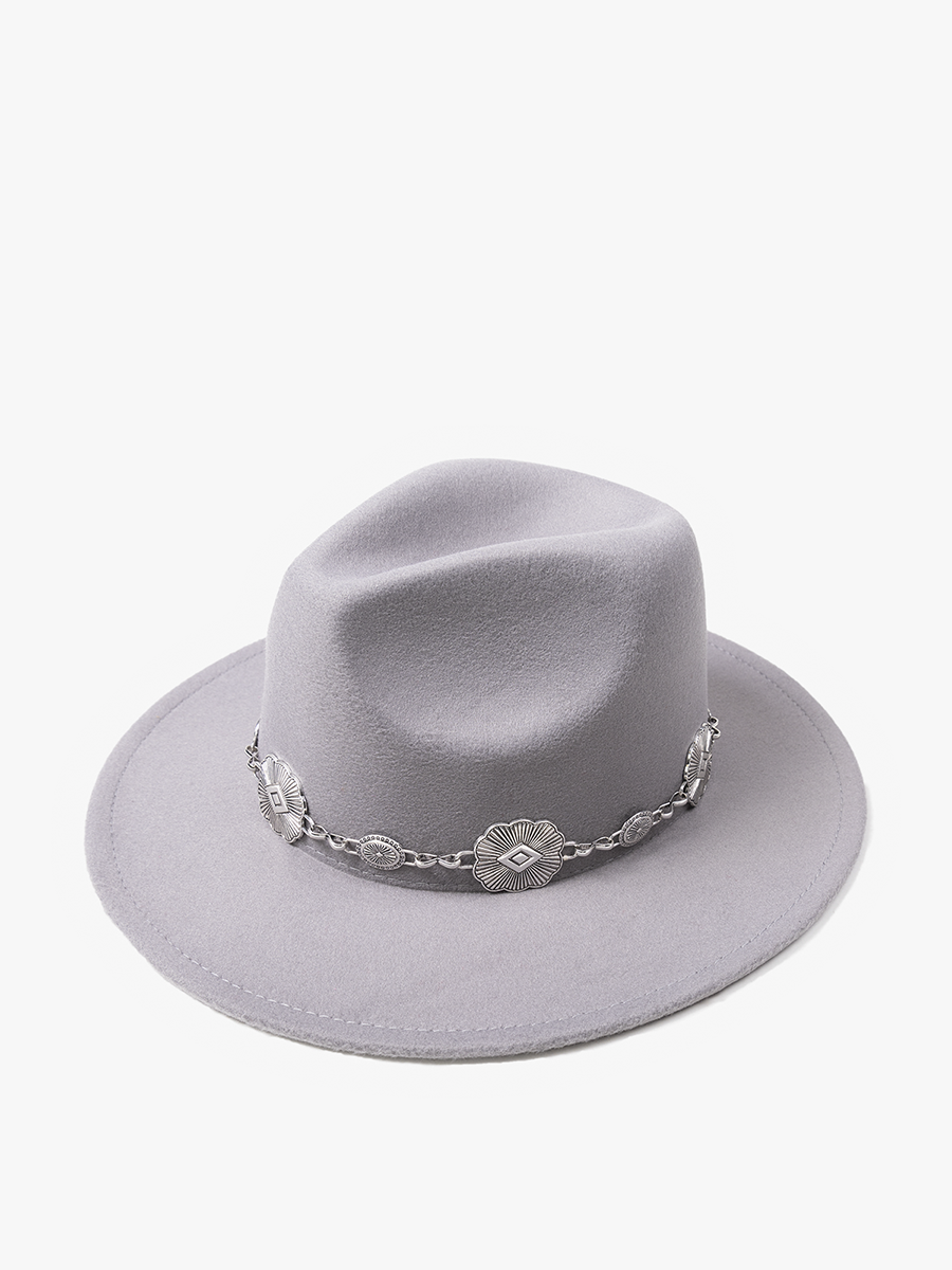 Annette Fedora w/ Concho Chain Band