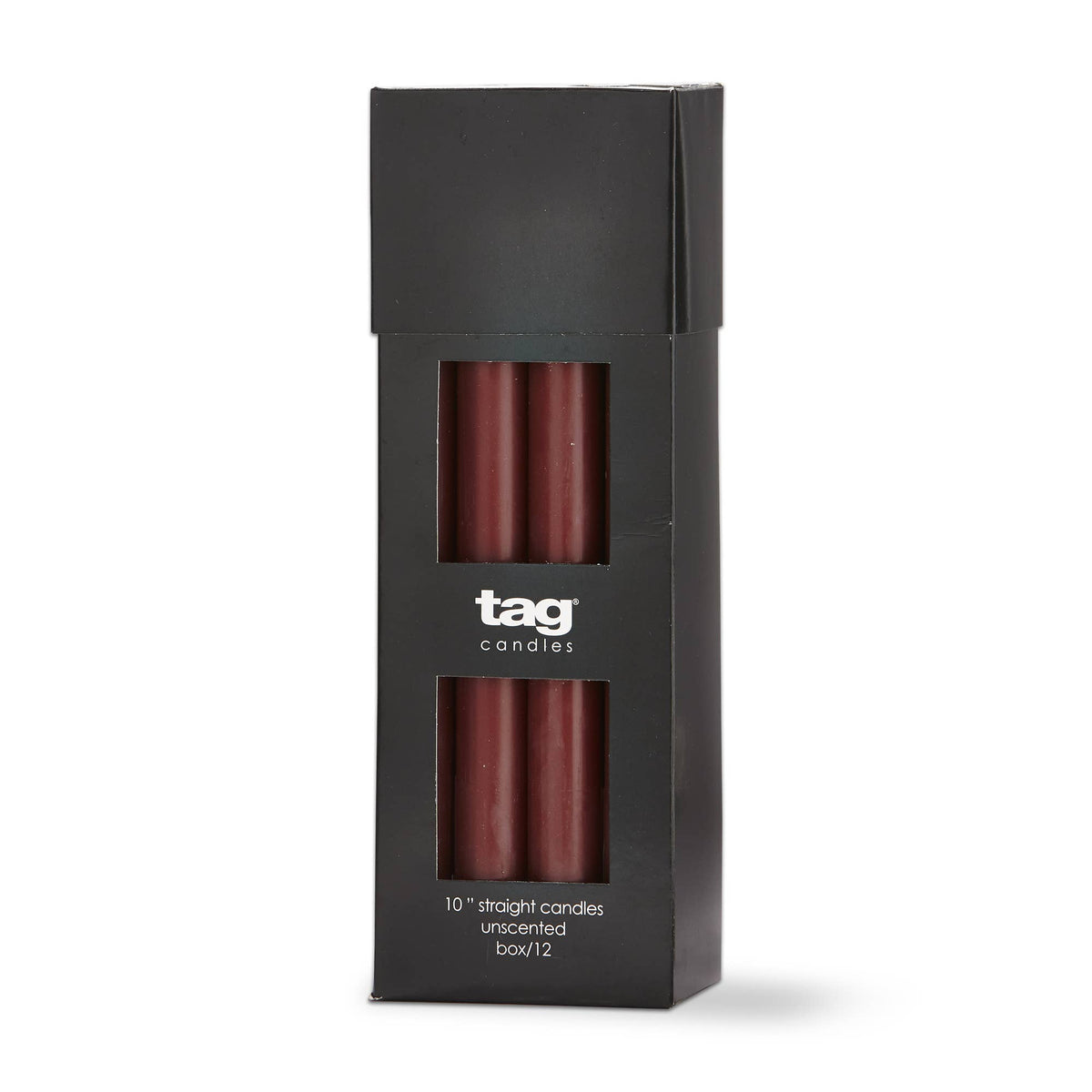 Color Studio 10" Straight Candle Plum Wax Everyday