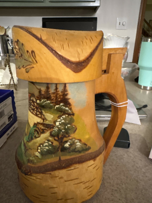 Wooden German Stein