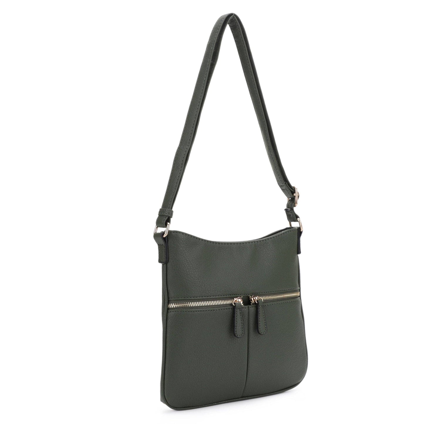 FC19547 Double Front Pocket Crossbody Bag