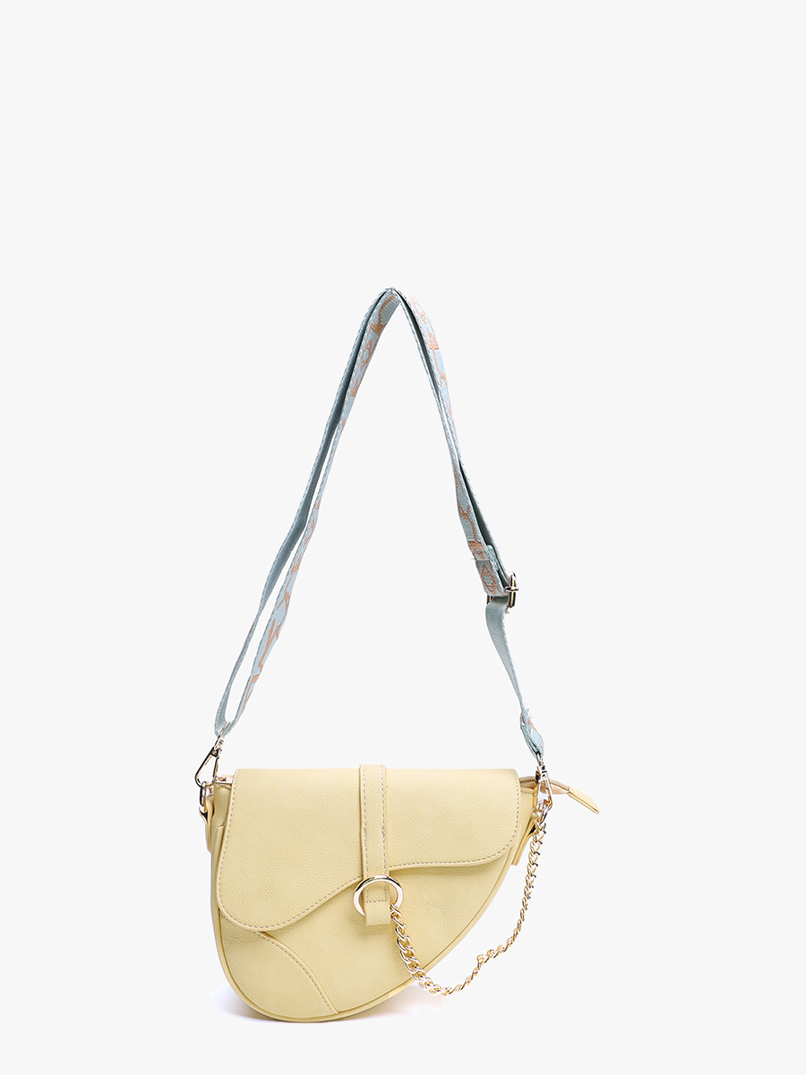 PP2027 Bree Asymmetrical Crossbody w/ Chain and Guitar Strap