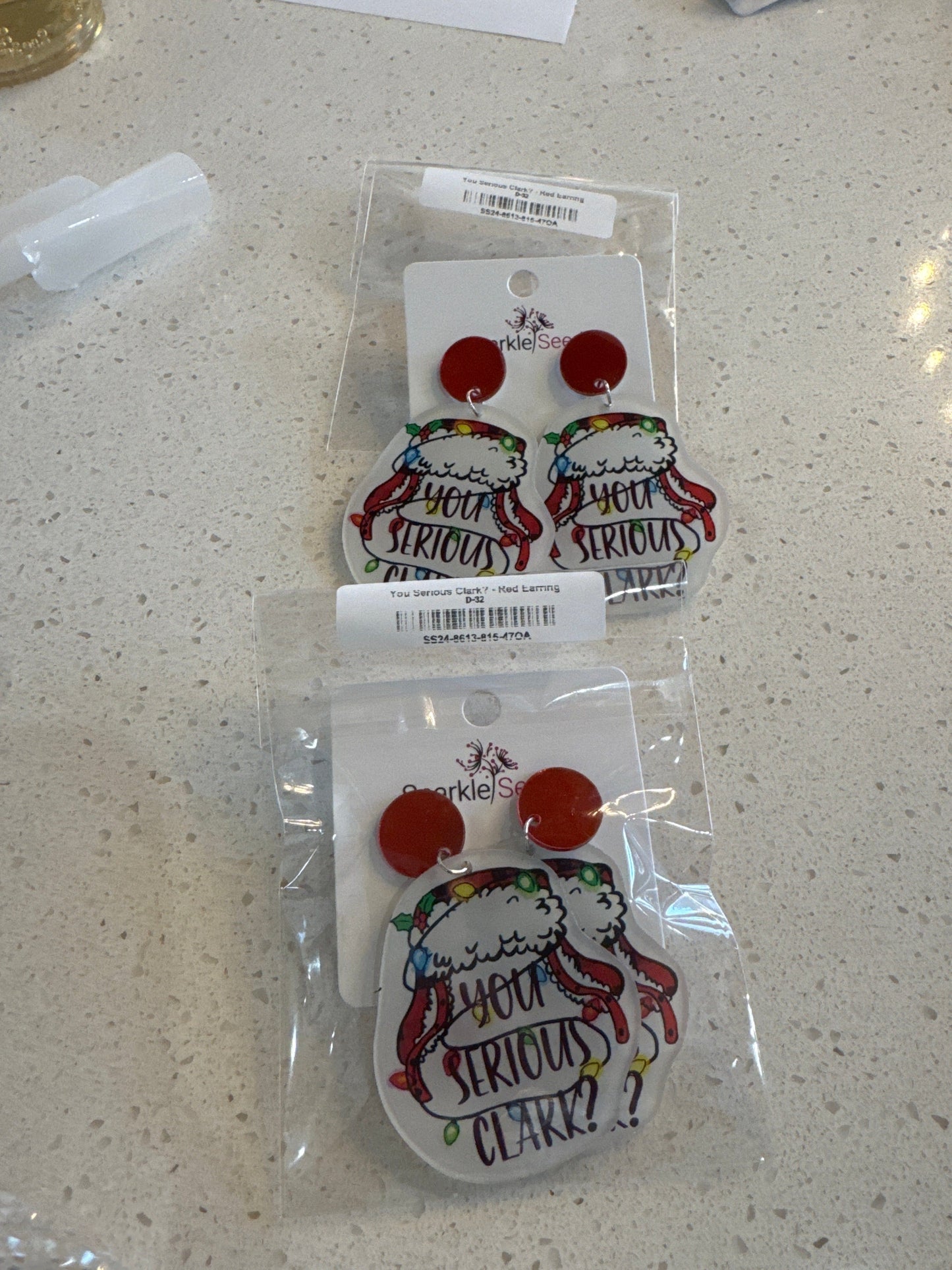 Christmas Earrings Clark