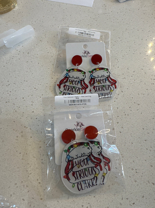 Christmas Earrings Clark