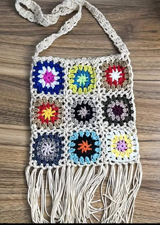 Crochet Flower Purse