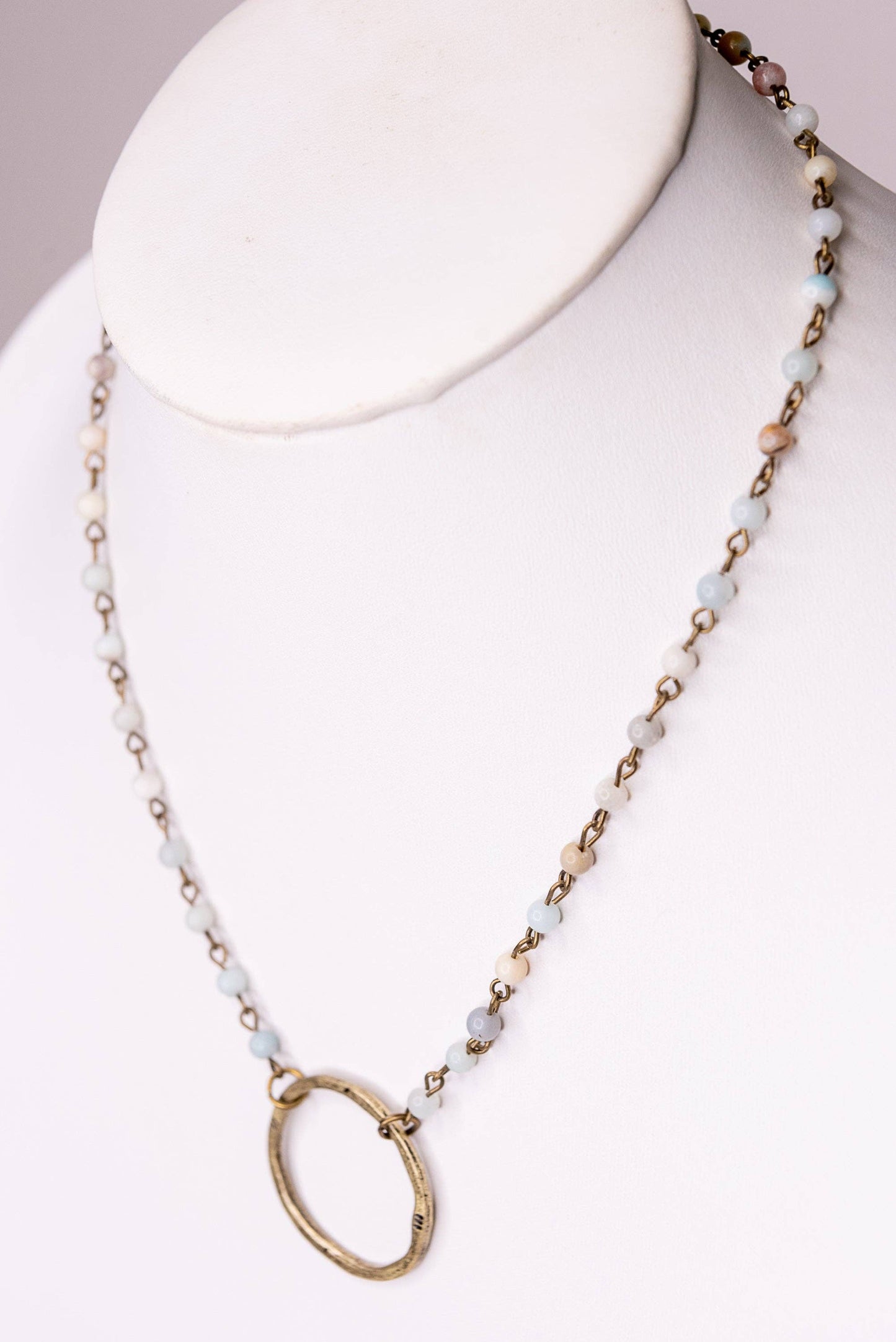 Nova Necklace in Amazonite