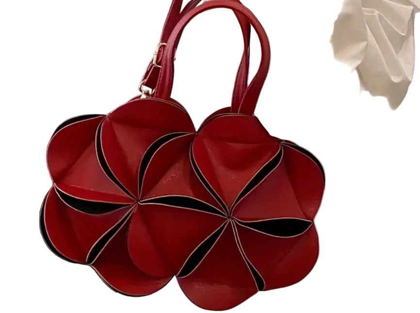 Floral Red Bag