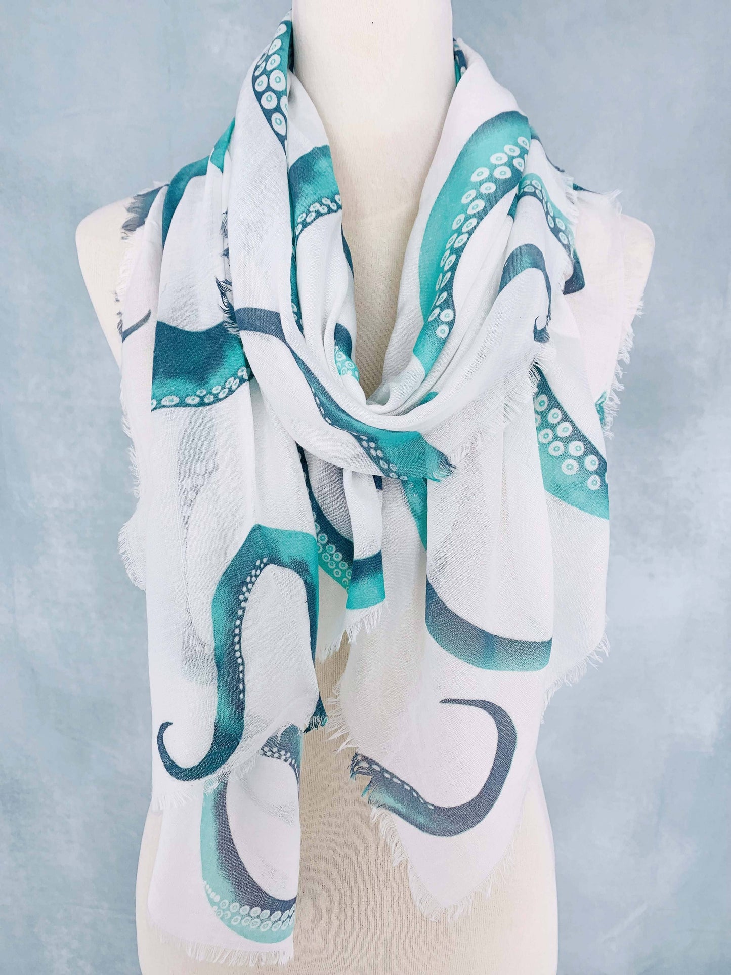 JC022508 3 Colors Octopus Scarf