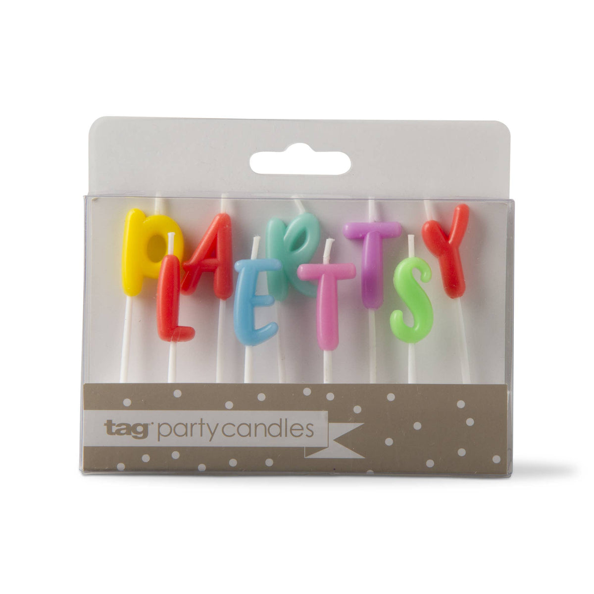 Lets Party Candle Set Multi Paraffin Wax