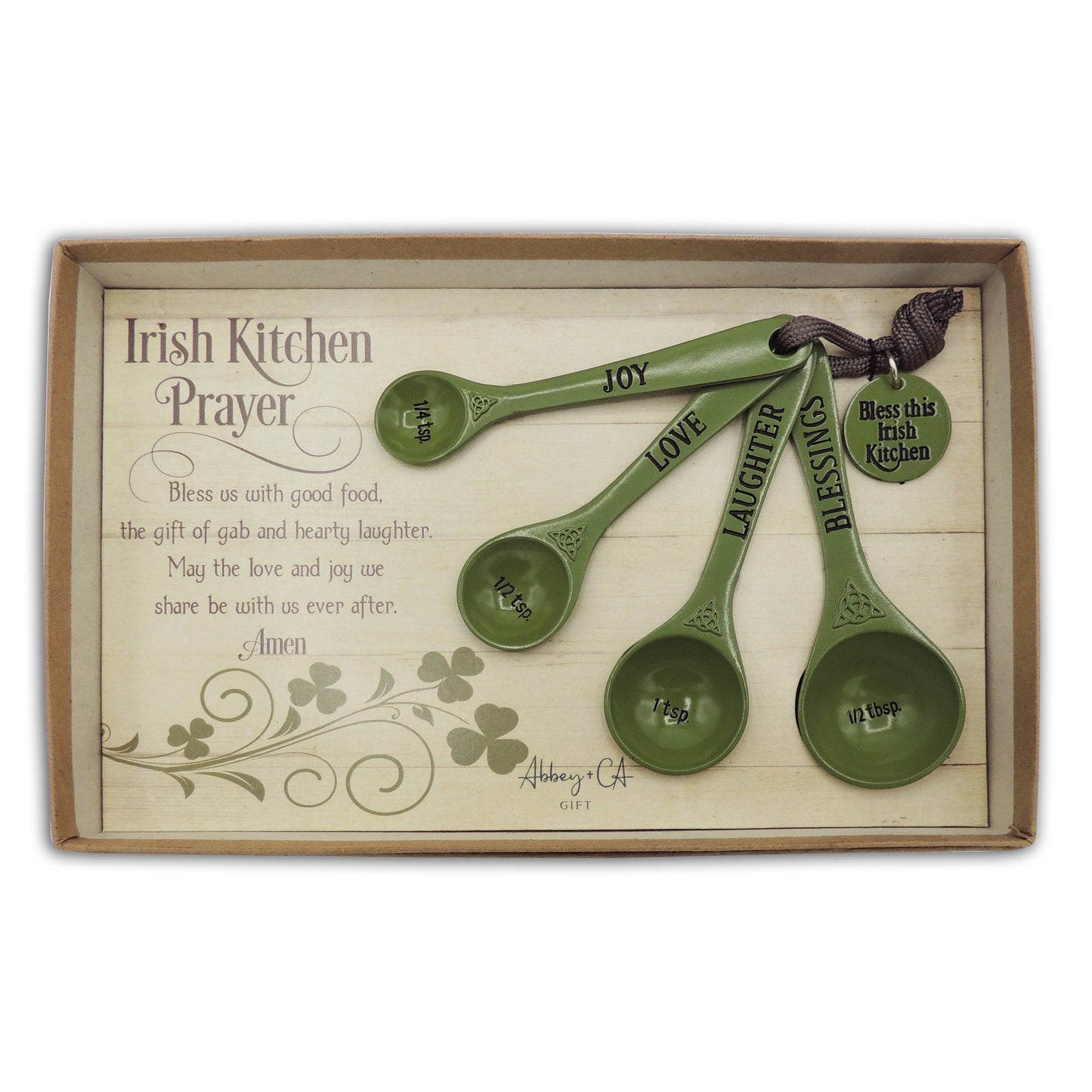 Irish Kitchen Prayer Measuring Spoons