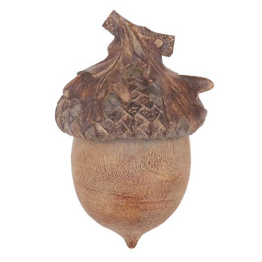 5" Decorative Acorn Figurine (Natural)