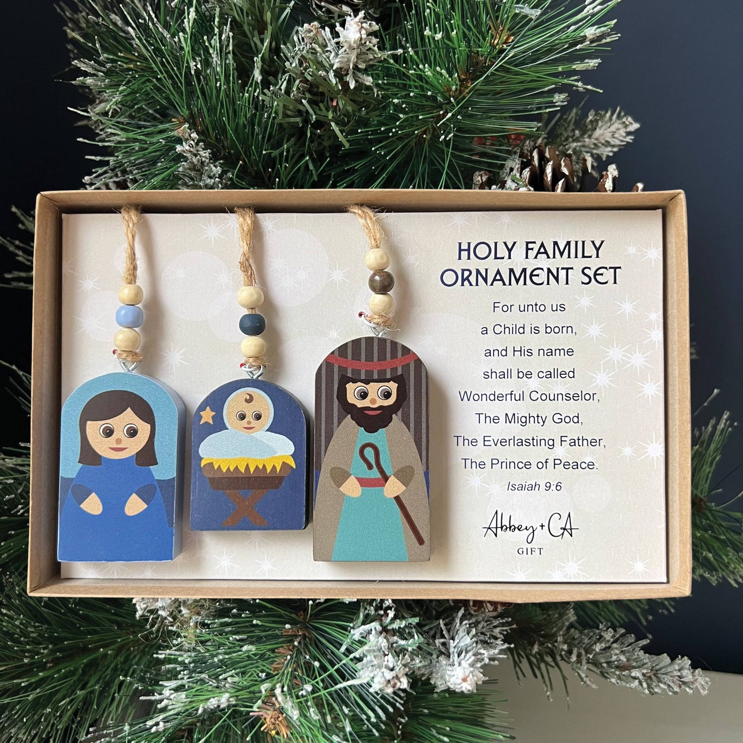 Holy Family Ornaments 