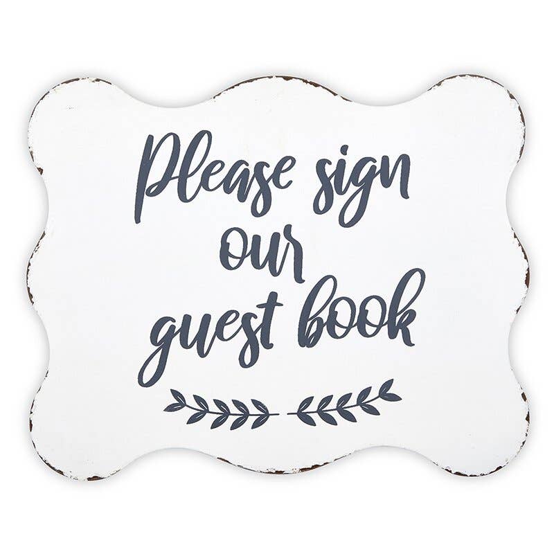 Sign Our Guest Book - Sign