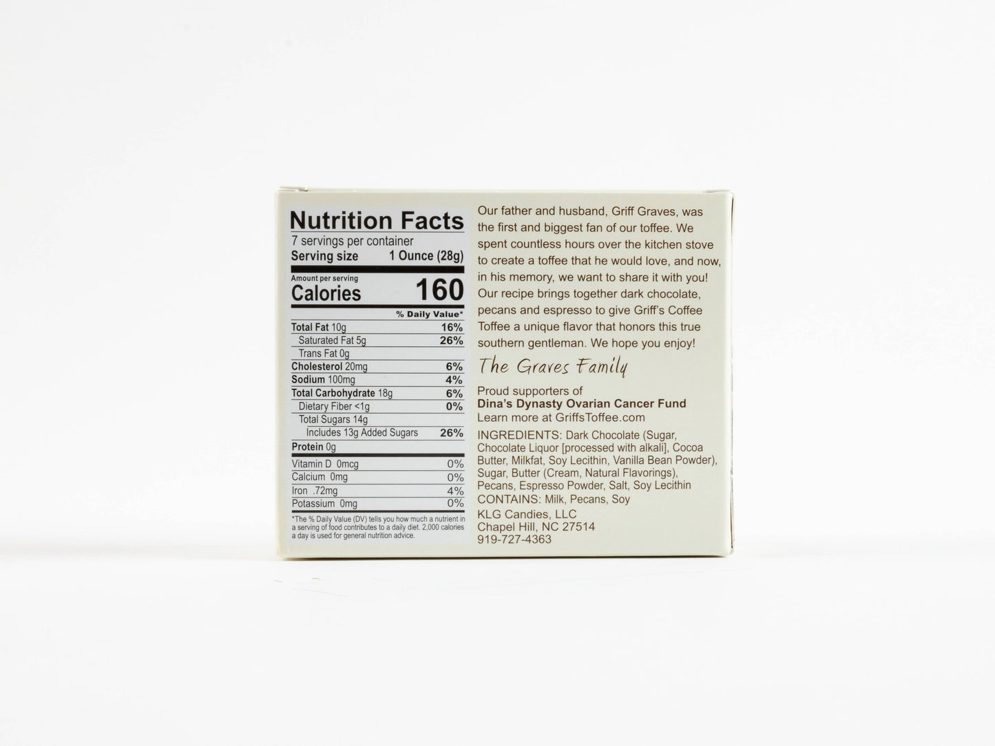 Griff's Coffee Toffee - 7 oz