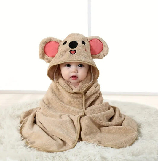 Baby Bathrobe Brown Bear