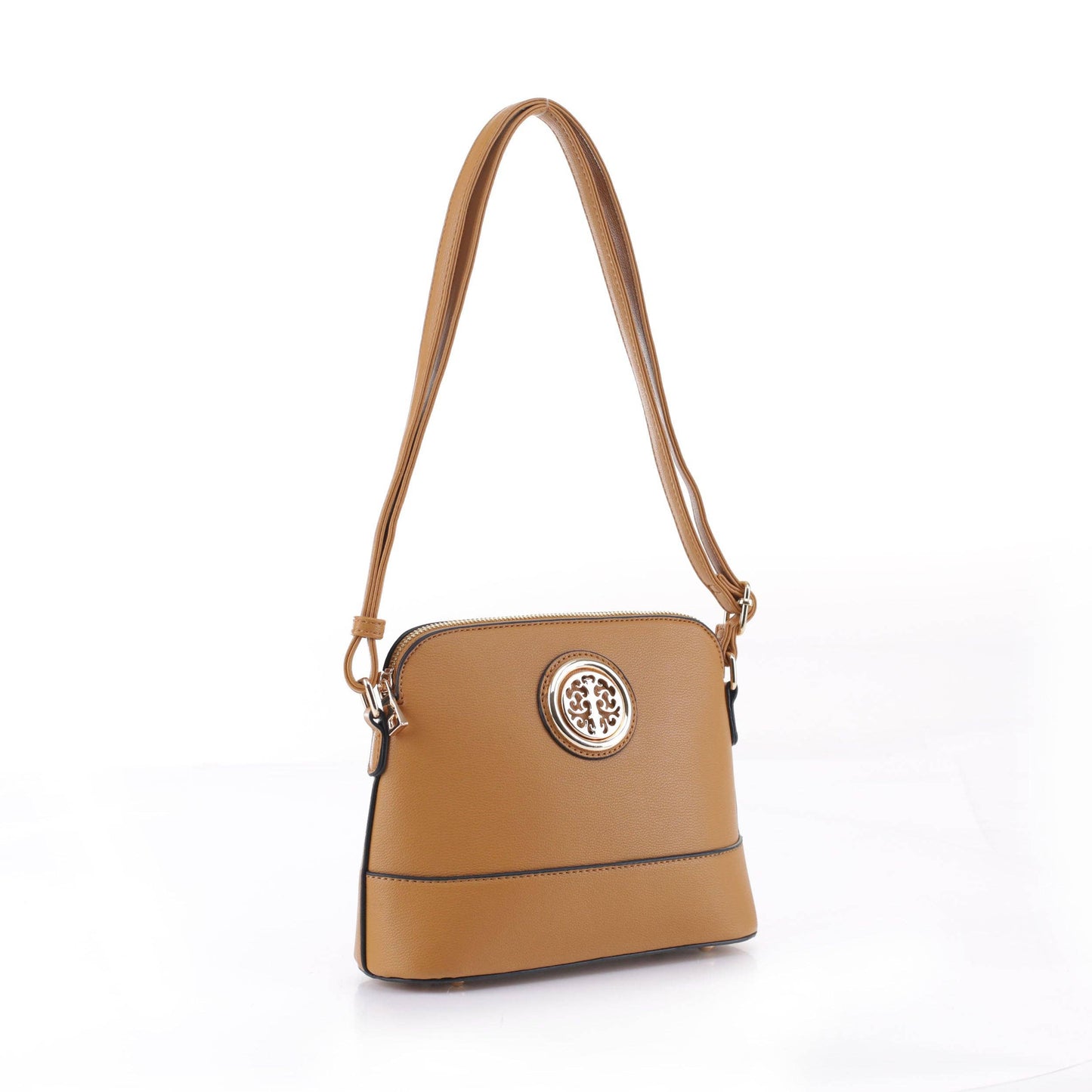 FC19565 Circle Hardware Crossbody Bag