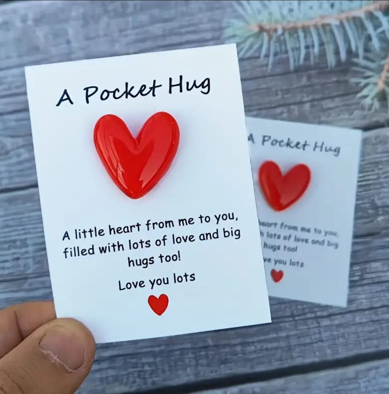 A Perfect Hug Card and Token