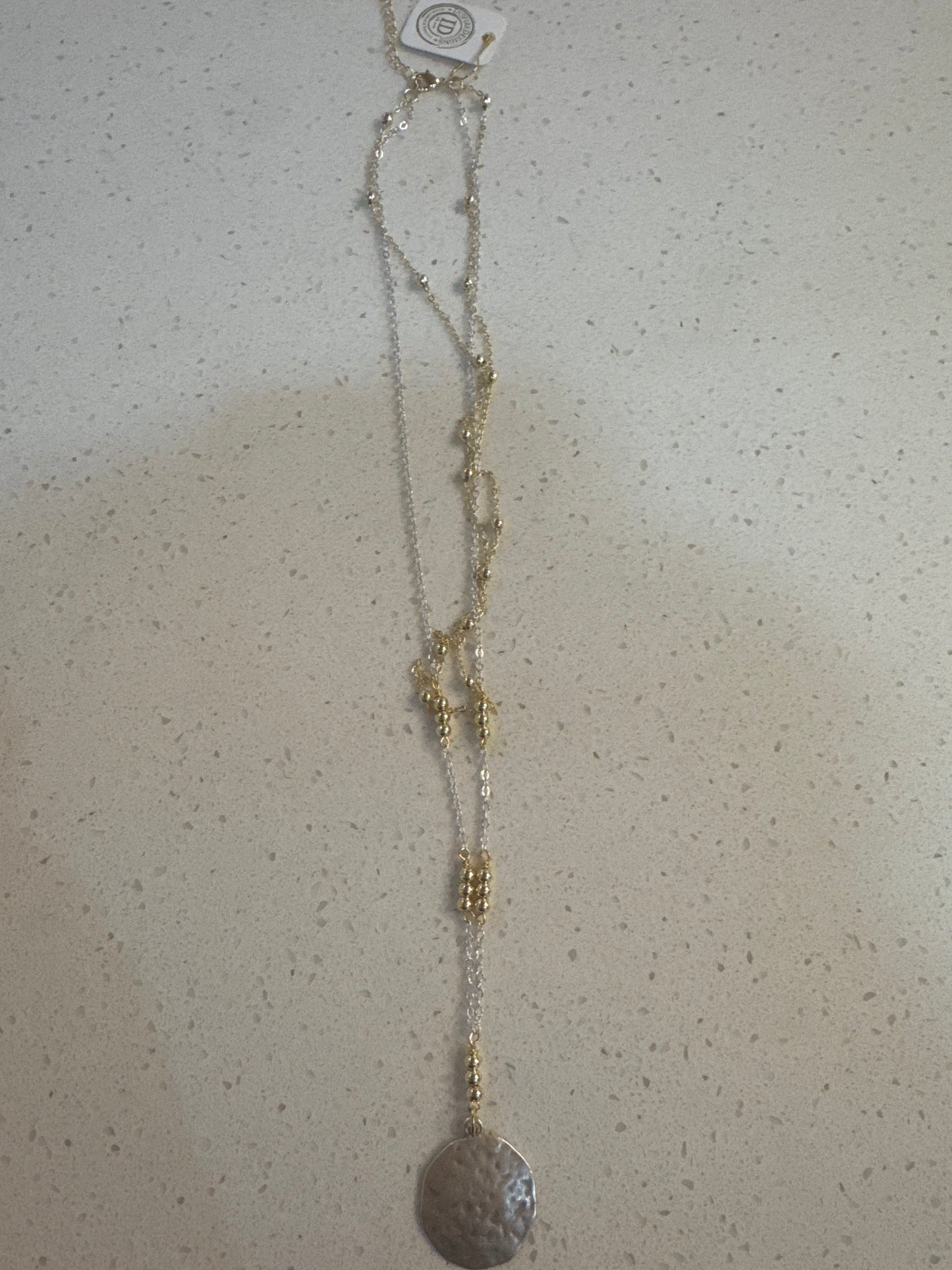 Gold Plated w/Silver necklace