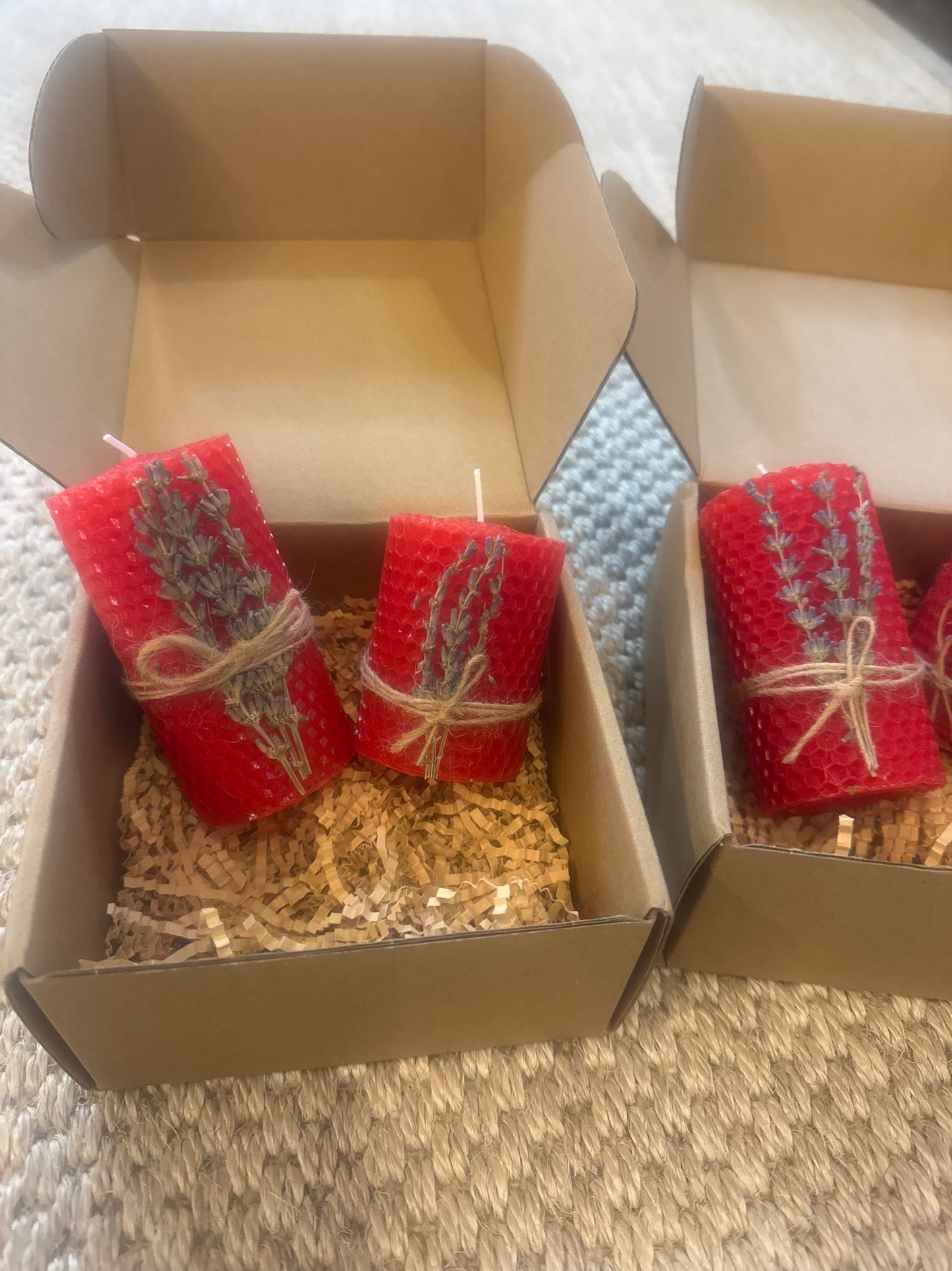 Set of 2 Beeswax Candles