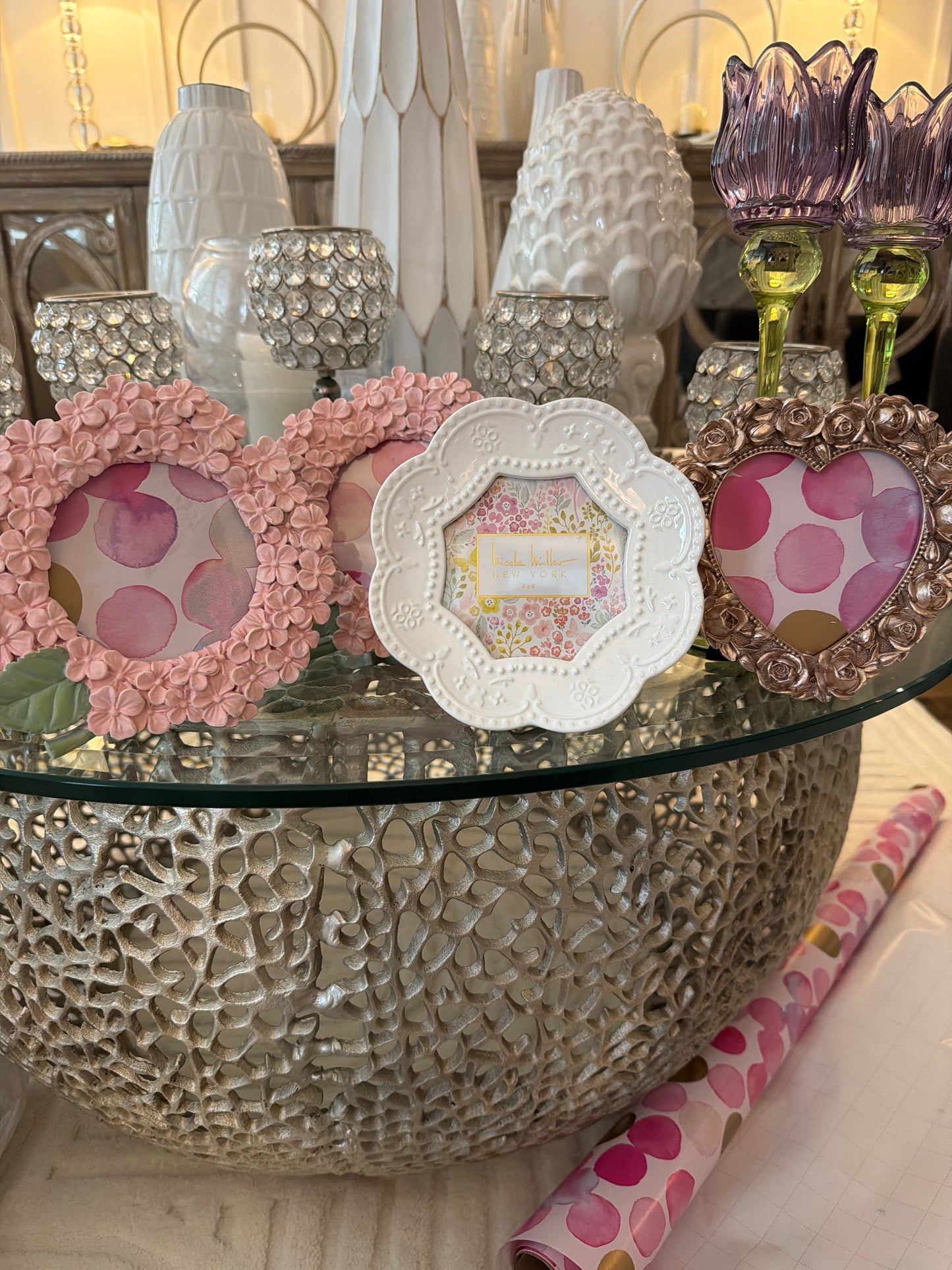 Round Ornate Picture Frames