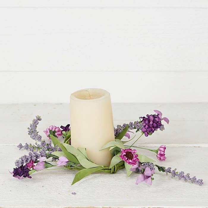 L3.5in Ring-Mixed Lanvender and wild flowers-