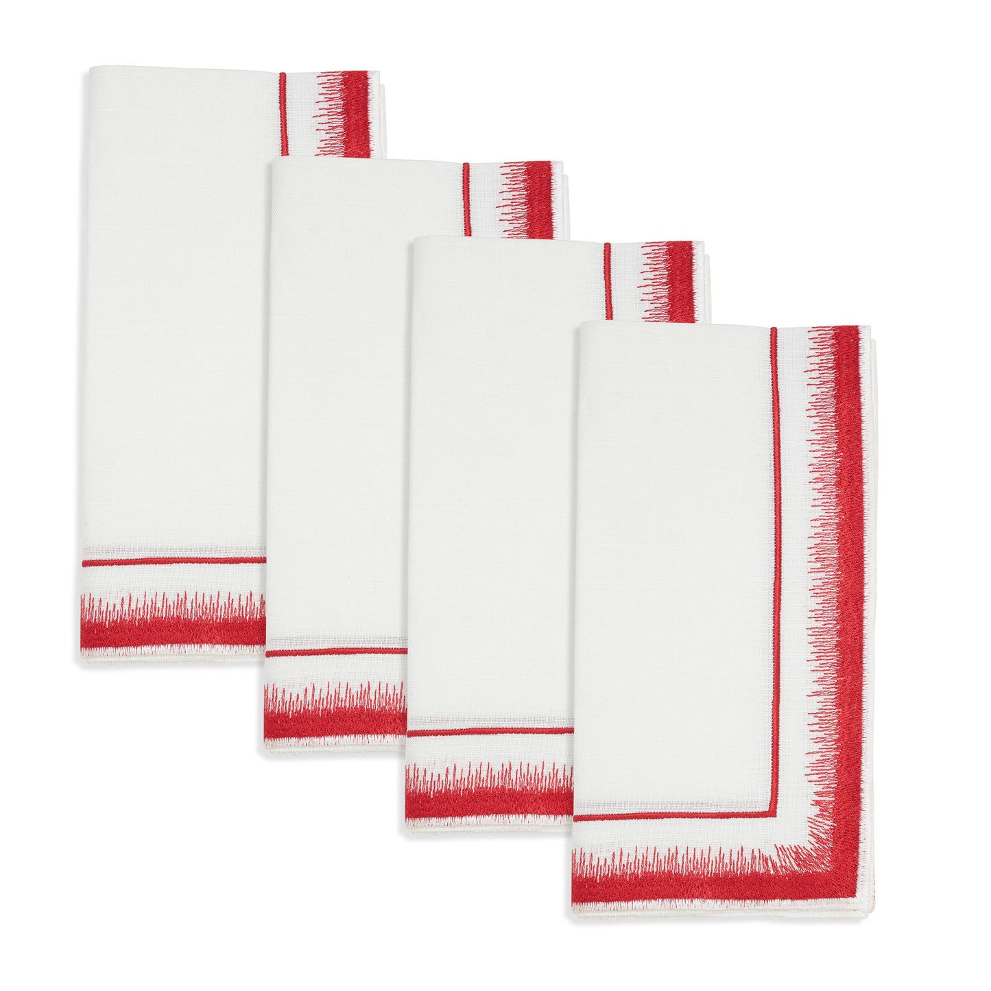 Elegant Embroidered Border Cloth Napkin