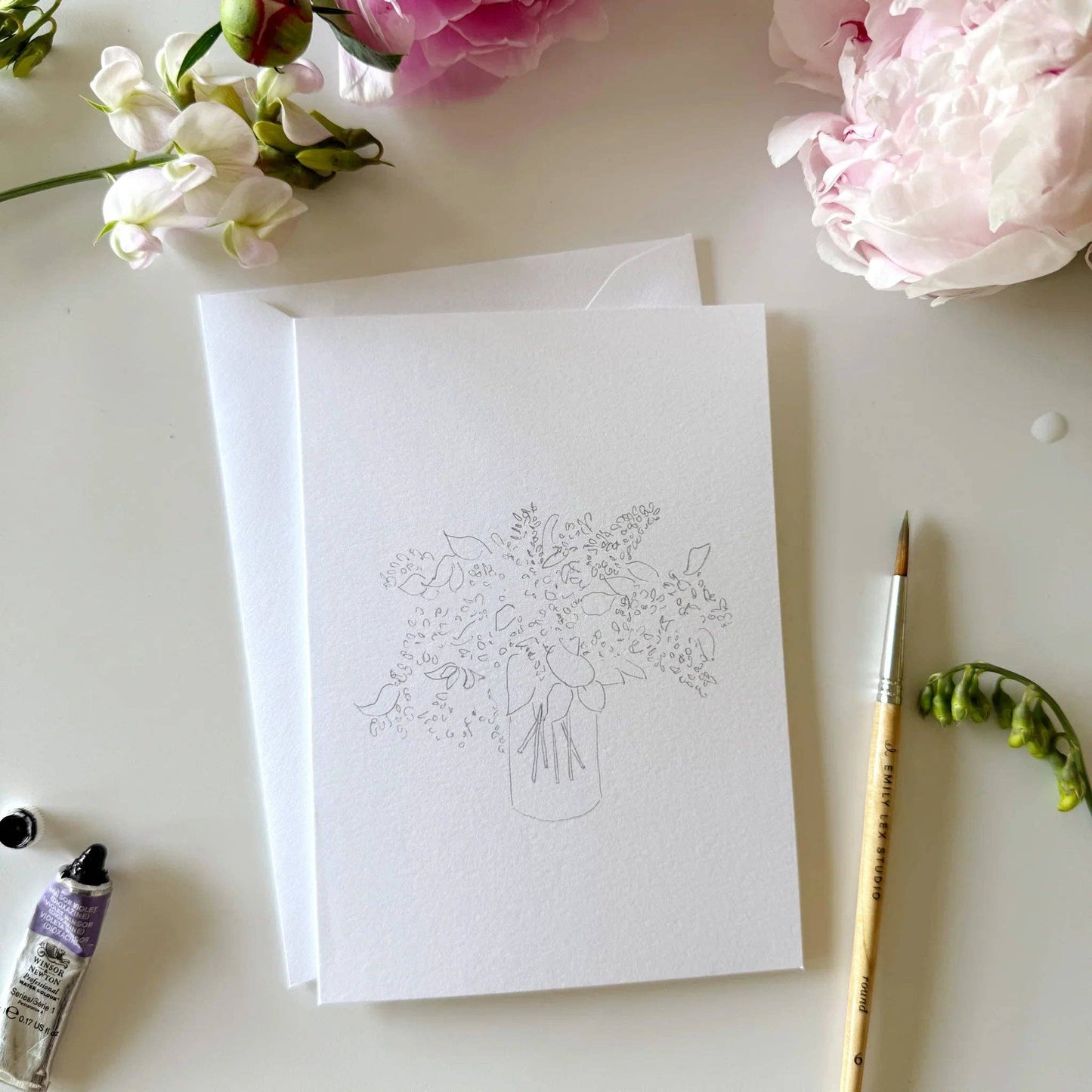 watercolor notecard set