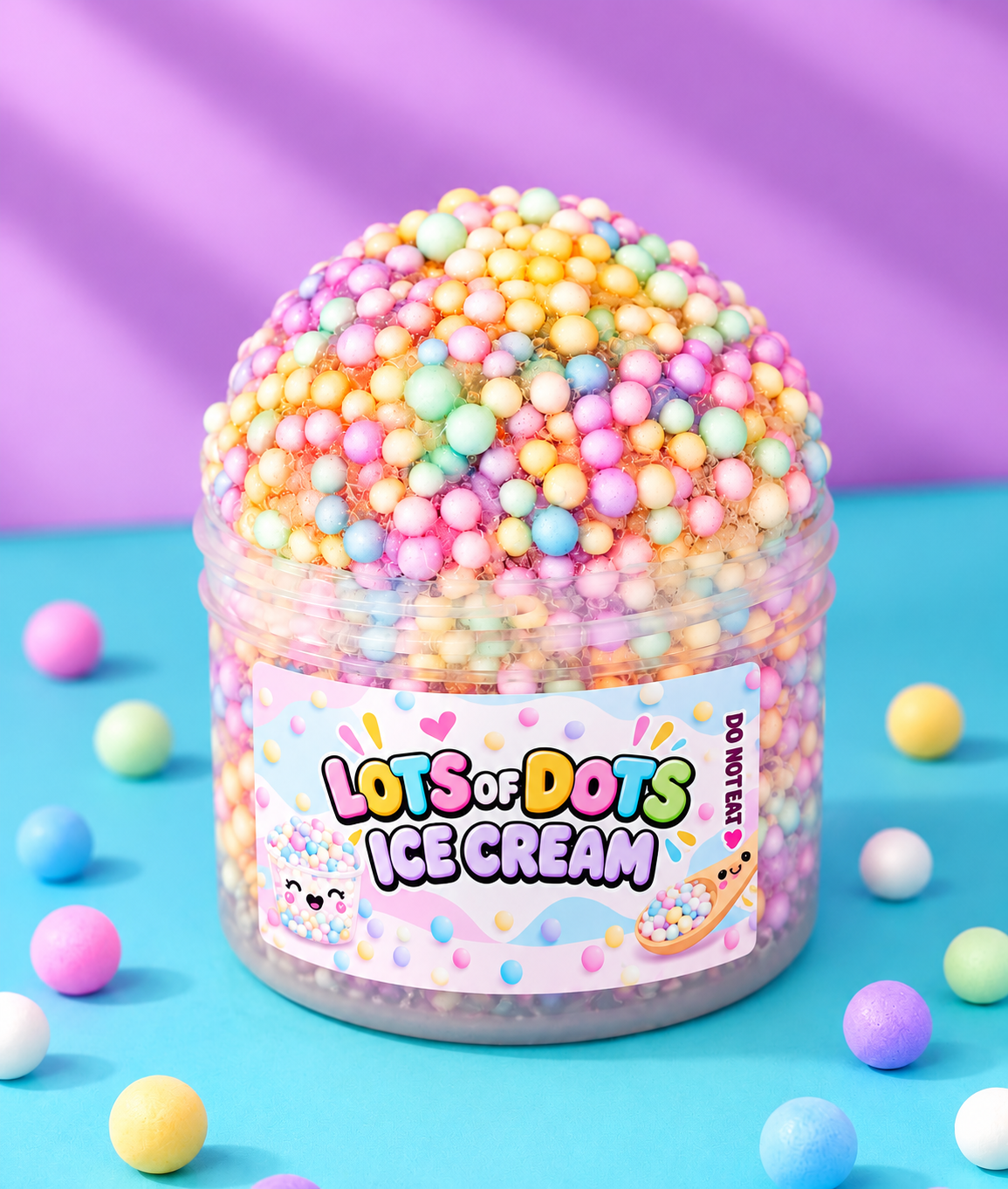 Lots Of Dots Ice Cream Slime