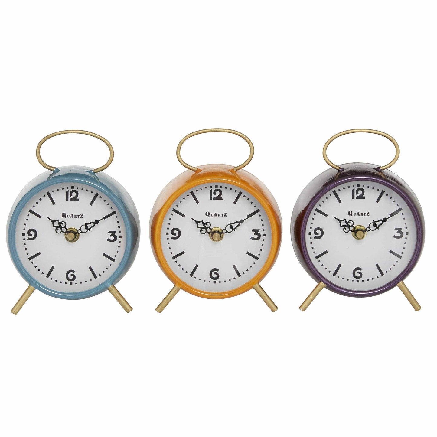 Modern Multi Colored Wooden Clock