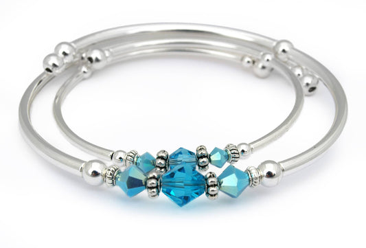 Aqua Mother Daughter Bracelets SMALL ONLY