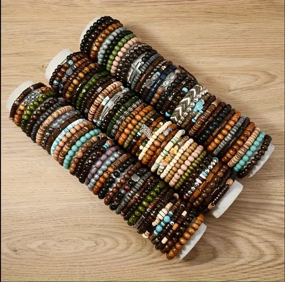 Wood Bracelet Stack