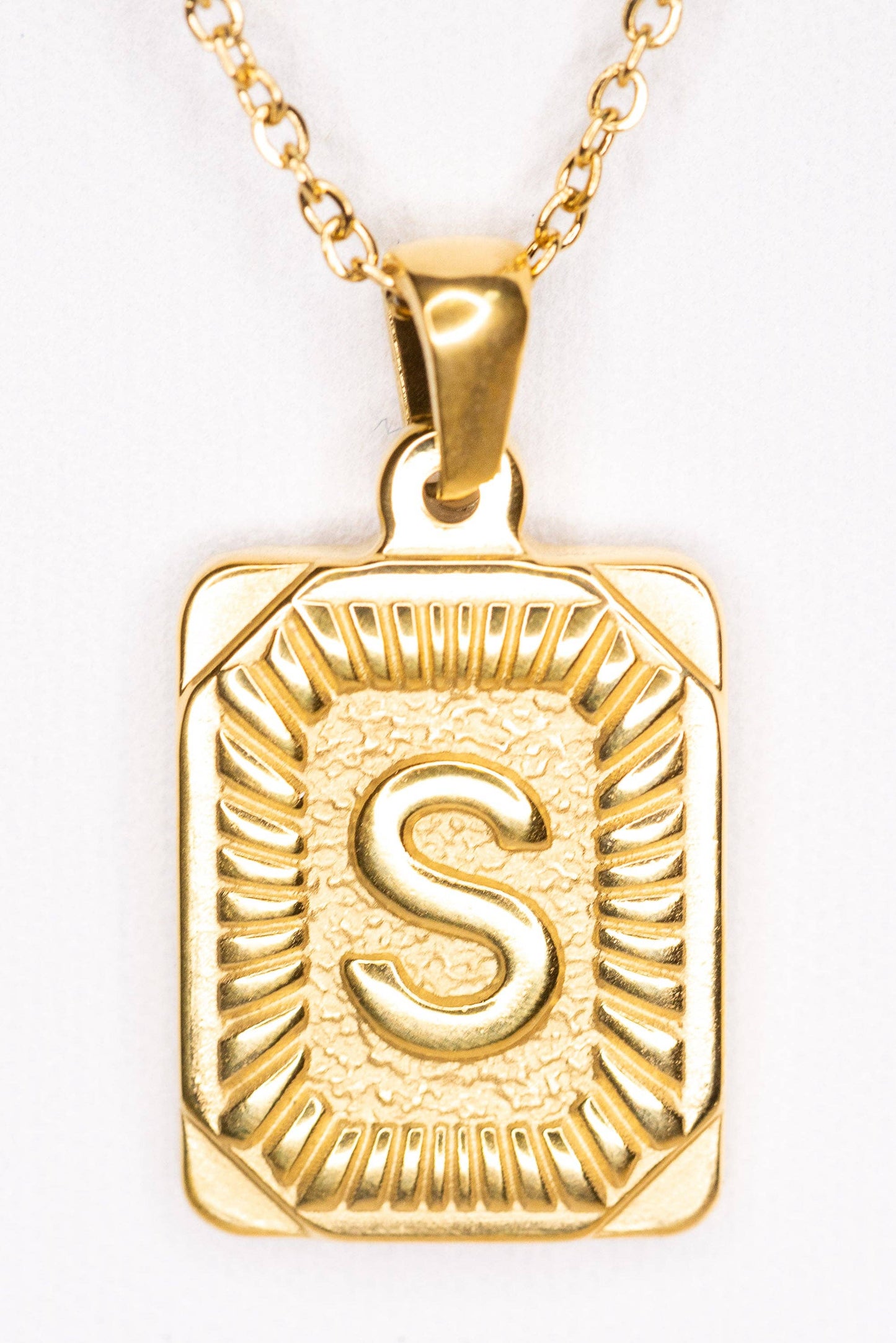 Initial Necklace in Gold