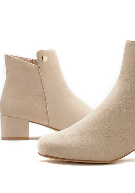 Women's Faux Suede Booties - LASCANA