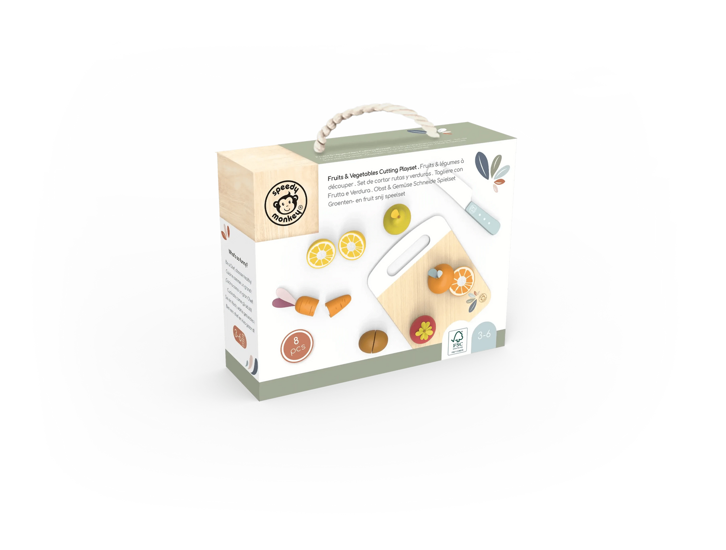Fruits & Vegetables Cutting Playset