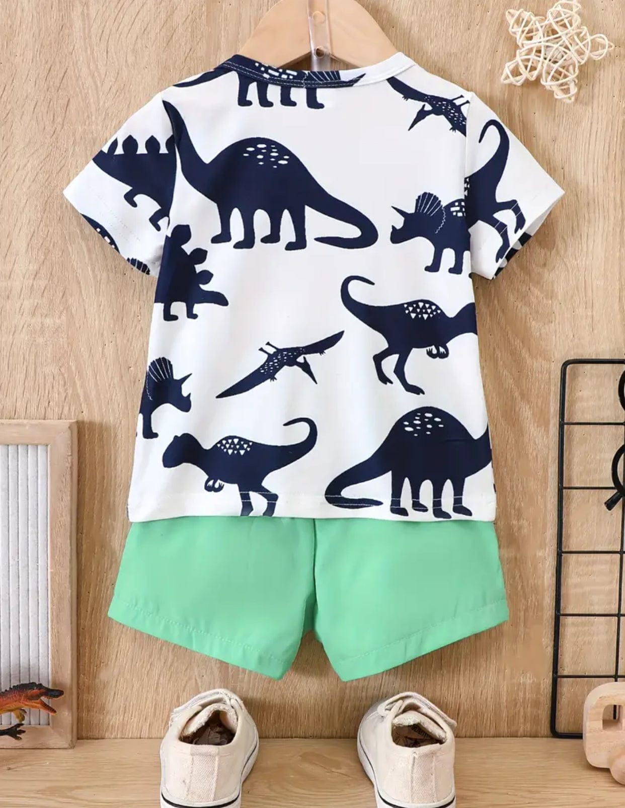 Dino Shirt and Shorts Set