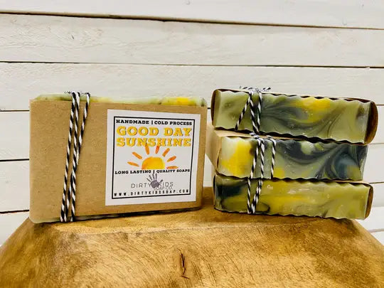 GOOD DAY SUNSHINE BAR SOAP / COLD PROCESS /MOISTURIZING