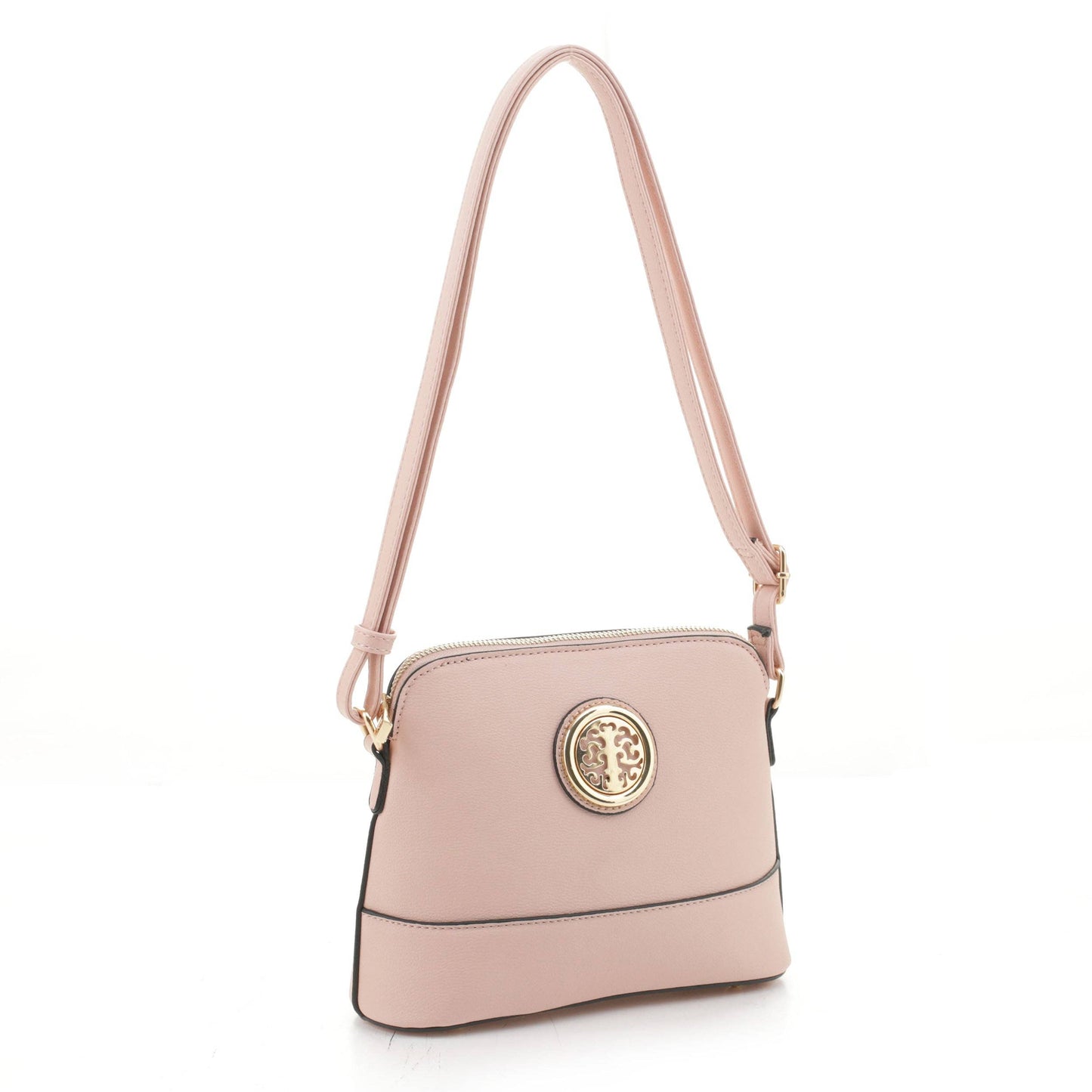FC19565 Circle Hardware Crossbody Bag