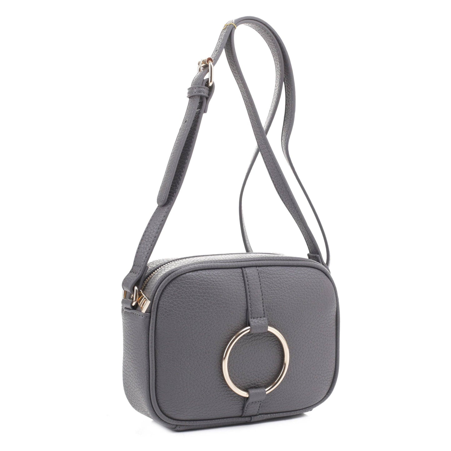 SJ20335 Circle Ring Hardware Crossbody Camera Bag
