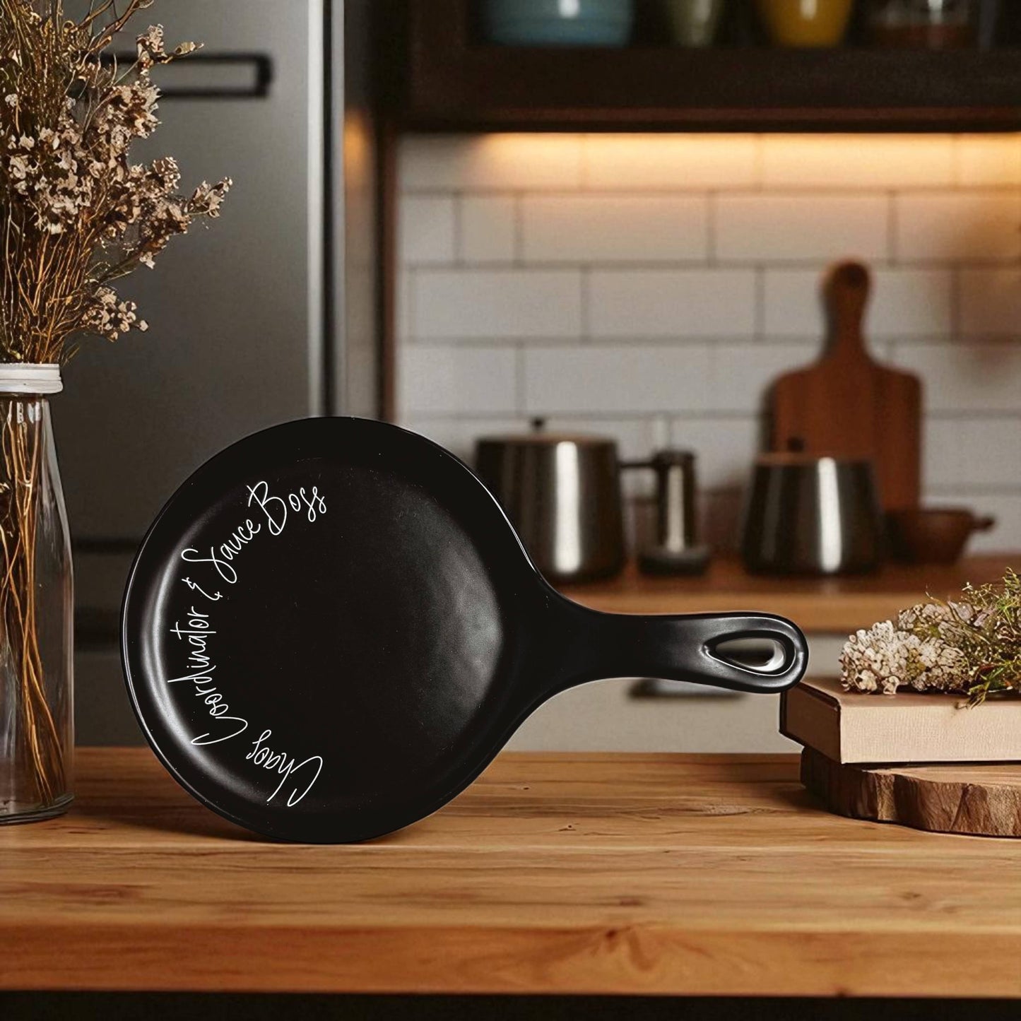 Spoon Rest Ceramic Funny, Modern Kitchen Foodie Decor & Gift