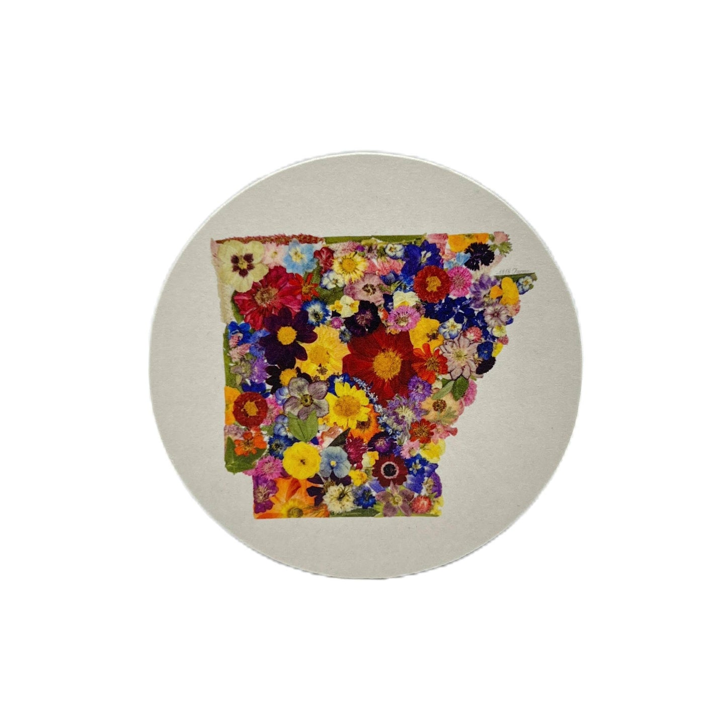 "Where I Bloom" State Coasters- Set of 6
