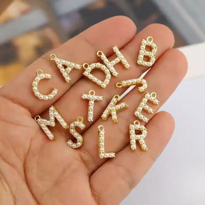 Pearl Initials ~ Deep South Originals of